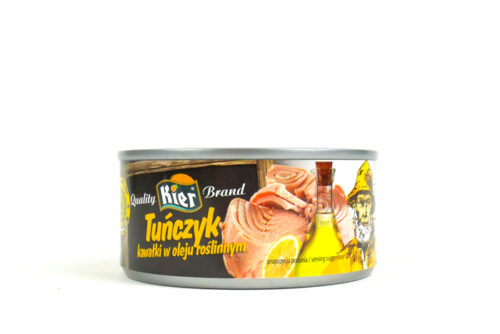 Tuńczyk kawałki w oleju roślinnym 170g