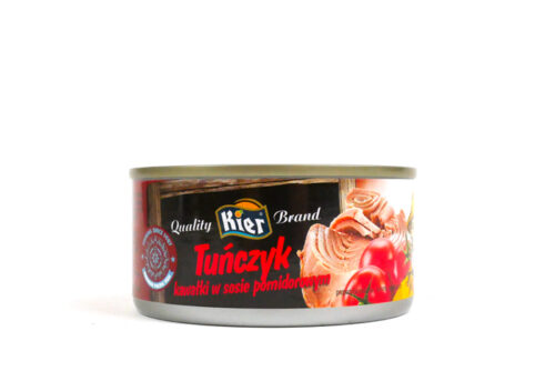 Tuńczyk kawałki w sosie pomidorowym 185g